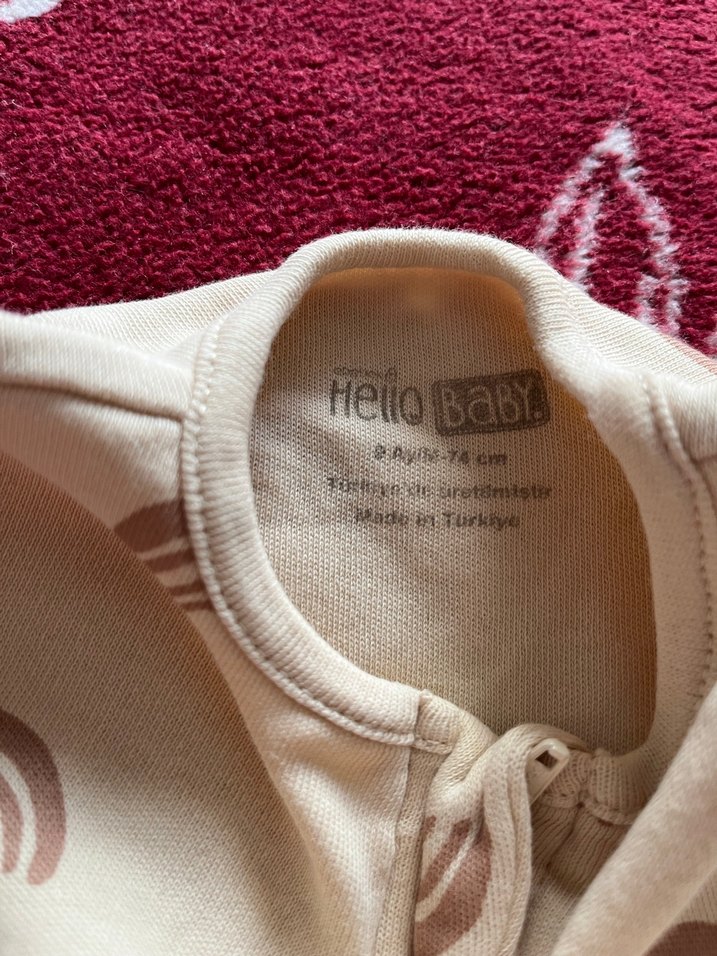 Bebek Kız Fermuarlı Beyaz Tulum - Görsel 3