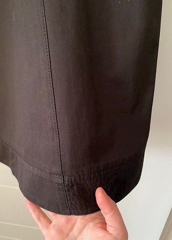 Setrms Koyu Siyah kumaş etek (yeni hiç giyilmedi ) - Görsel 2