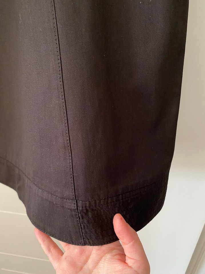 Setrms Koyu Siyah kumaş etek (yeni hiç giyilmedi ) - Görsel 2