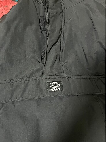m Beden siyah Renk Pull and bear kanguru montu