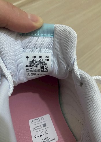 Kız çocuk Puma Orjinal Spor Ayakkabı - Görsel 5