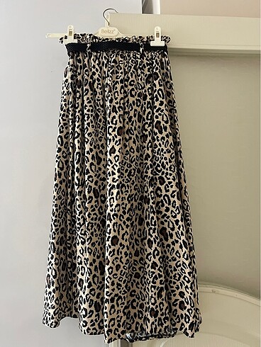 Leopar Desenli Etek - Görsel 2