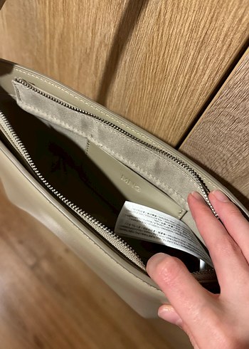 Mango Bej Deri Kadın Çanta - Görsel 3