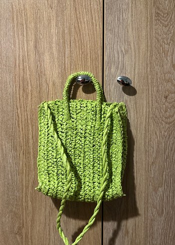 Mango Örgü Yeşil Kadın Çanta - Görsel 2