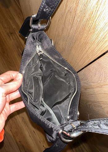 Mango Siyah Deri Kemerli Kadın Çanta - Görsel 4