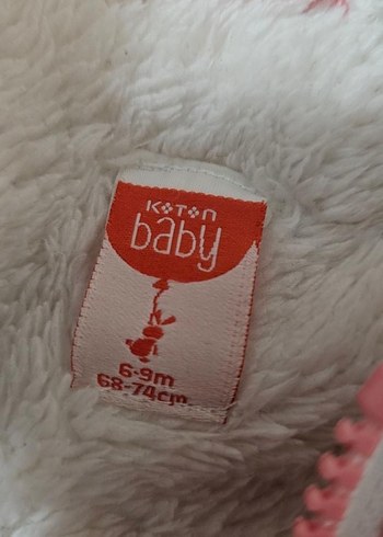 Kapüşonlu Fermuarlı Pembe Bebek astronot mont - Görsel 2