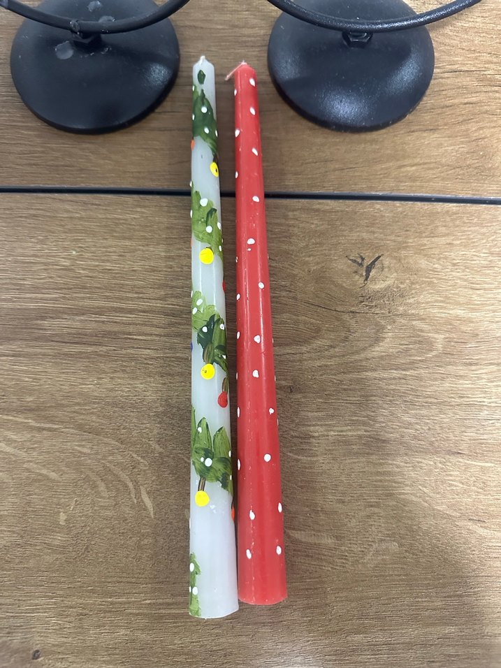 Siyah Metal Yuvarlak Mumluk ve Dekoratif Mumlar - Görsel 4