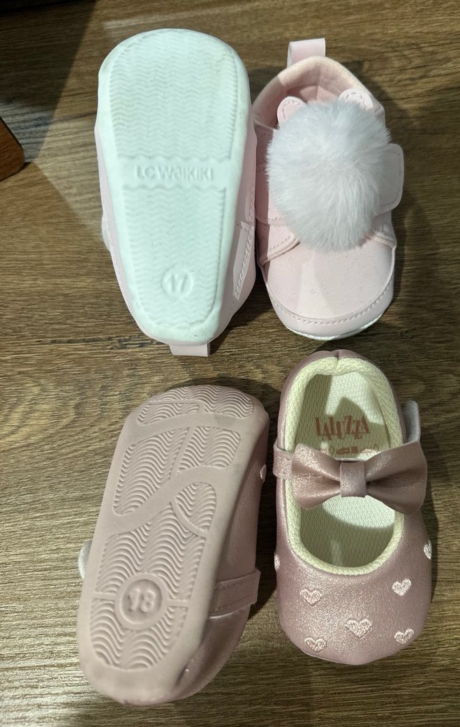 Kız Bebek Pembe İlk Adım Ayakkabısı - Görsel 2