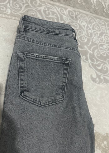 Gri  Kadın Denim Pantolon - Görsel 4