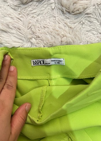 Yeşil Mini Etek - Görsel 3