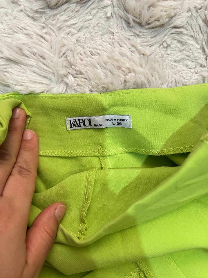 Yeşil Mini Etek - Görsel 3