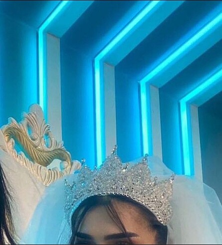 Taşlı boncuklu tac - Görsel 3