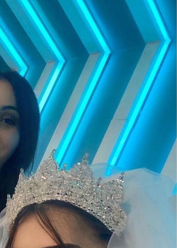 Taşlı boncuklu tac - Görsel 2