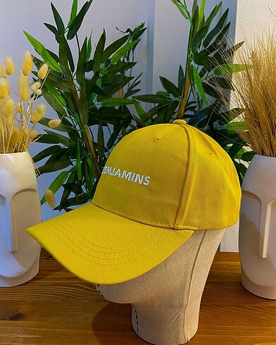 Les Benjamins Sarı Unisex Şapka