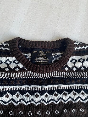 Desenli Erkek Kazak