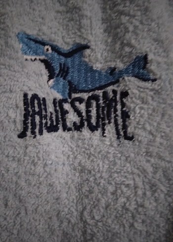 Erkek Çocuk  Kapüşonlu Bornoz - Görsel 6