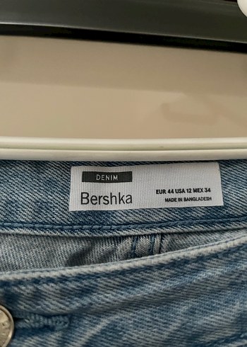 44 Beden Kadın Gri Bol Kesim Midi Kot Pantolon