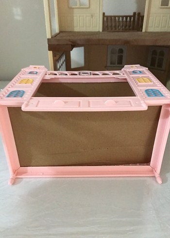 Pastel Pembe Oyuncak Ev ve Aksesuar Seti - Görsel 12