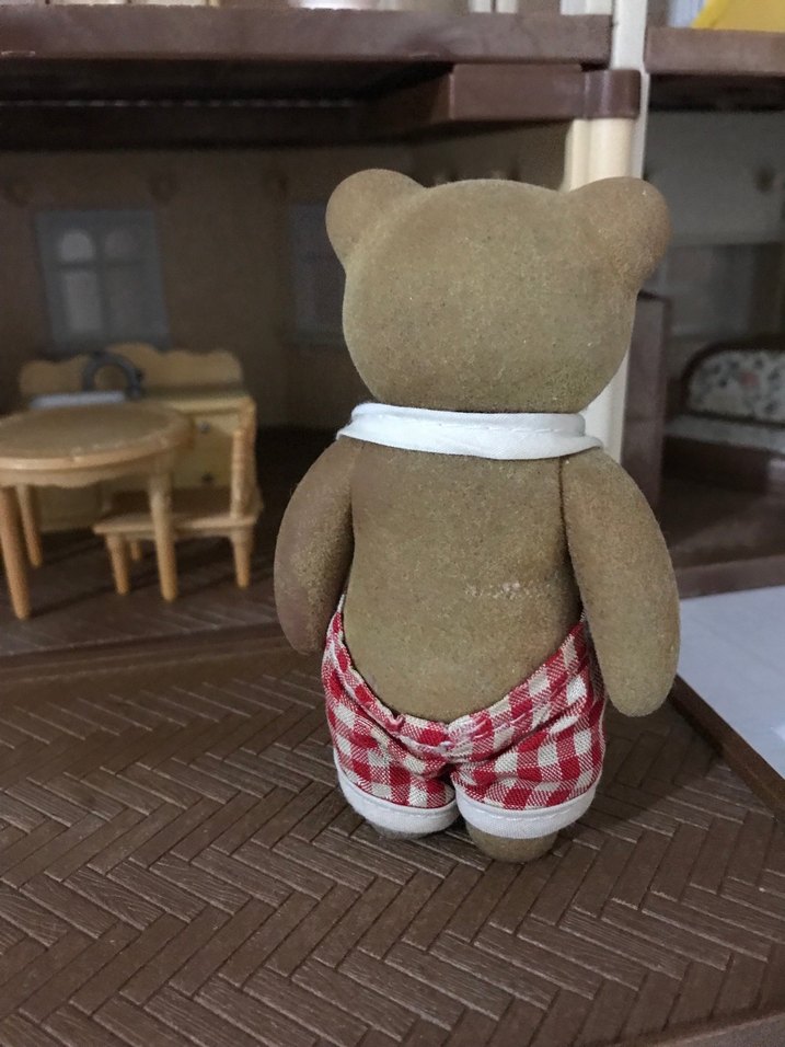 Sylvanian families vintage ayı - Görsel 2