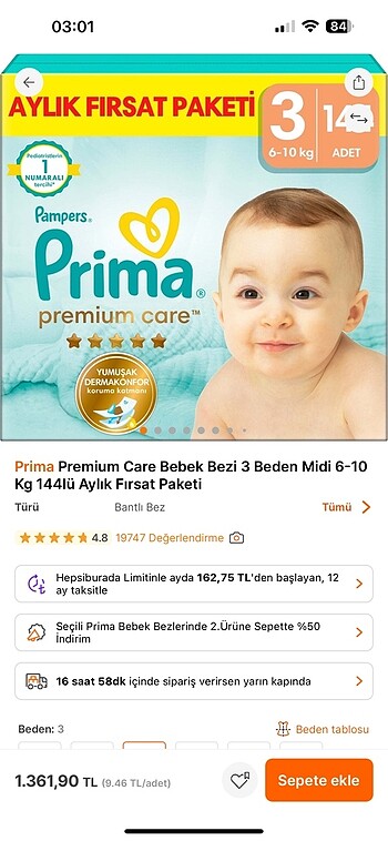 Prima Prima Premium care 3