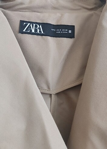 s Beden camel Renk Zara trençkot 