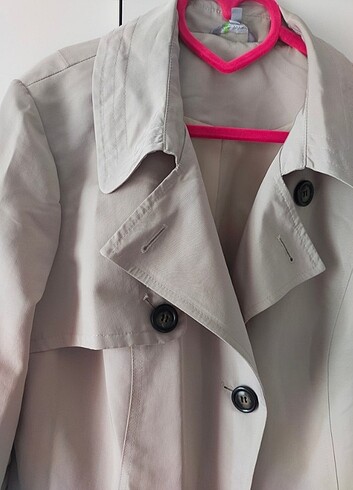 44 Beden ten rengi Renk Marks&Spencer Trenchcoat 