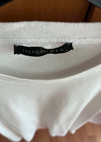 Diğer Beyaz Oversize Basic erkek Tişört