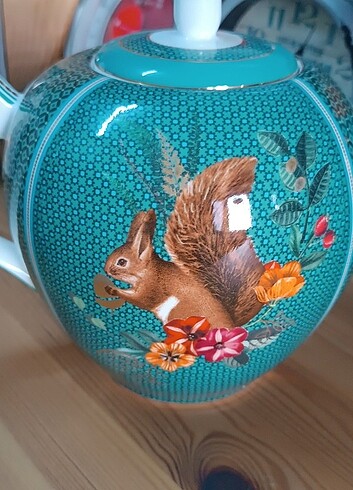 Beden yeşil Renk Pip studio winter wonderland demlik