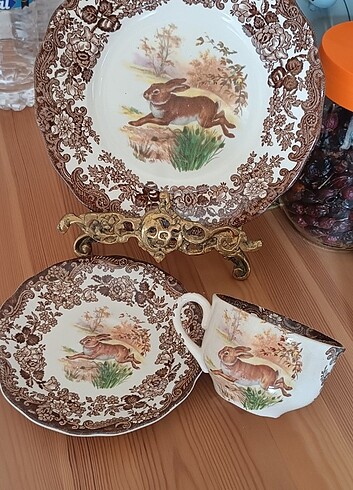 Royal Worcester çay trio