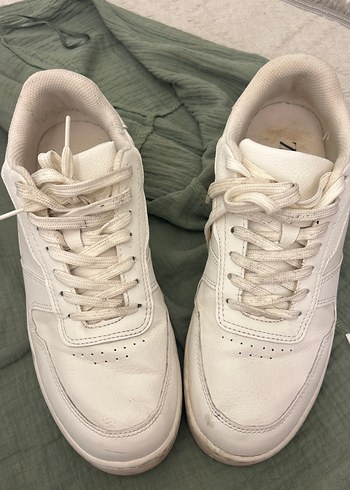 Zara Beyaz Bağcıklı Erkek Spor Ayakkabı