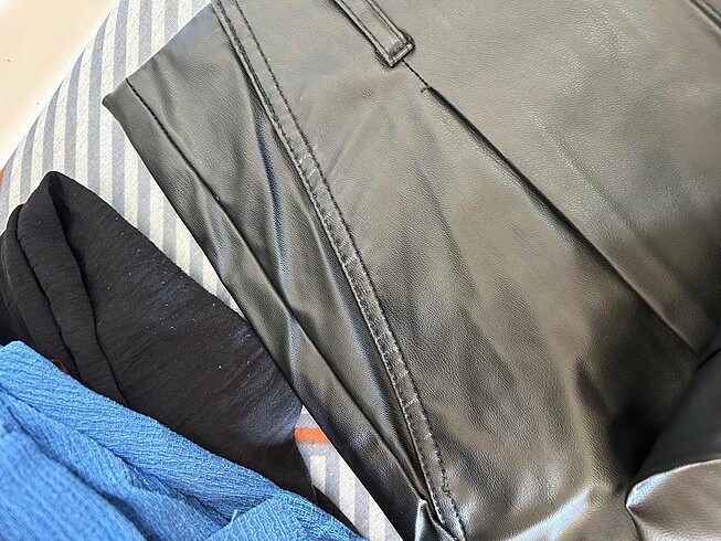 Defacto Deri Pantolon - Görsel 4