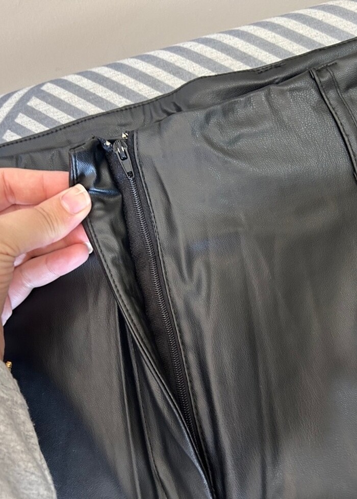 Defacto Deri Pantolon - Görsel 2