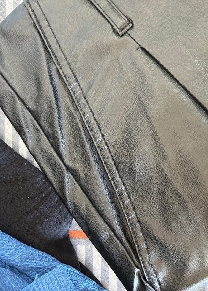 Defacto Deri Pantolon - Görsel 4