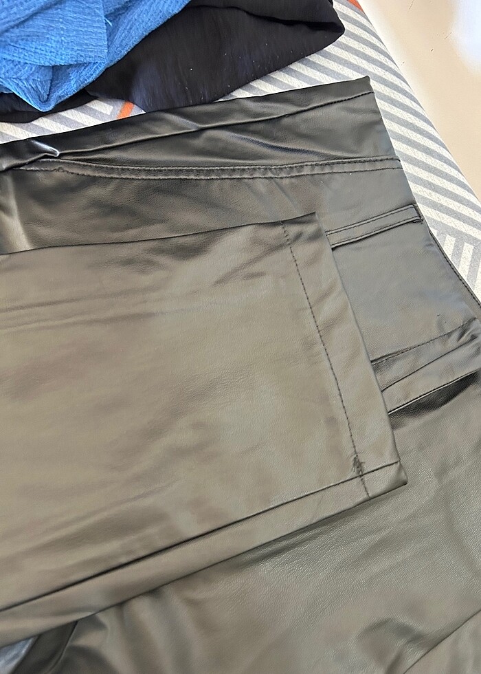 Defacto Deri Pantolon - Görsel 5