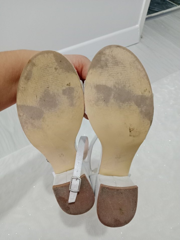 KAKO Beyaz kız çocuk Topuklu Sandalet - Görsel 2