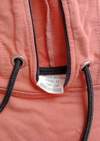 Pembe Kapüşonlu Mini Sweatshirt takım - Görsel 2