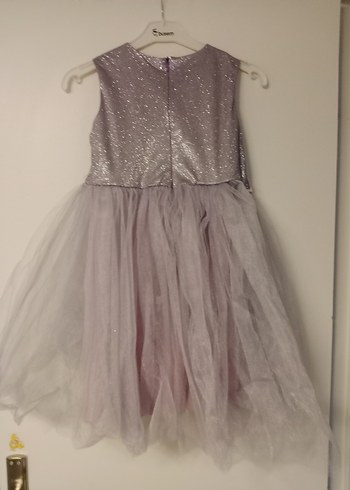 Parlak Mor Kolsuz Kız Elbisesi - Görsel 2