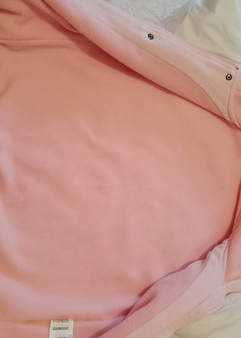 Düğmeli Pembe Kız Çocuk Ceketi - Görsel 2