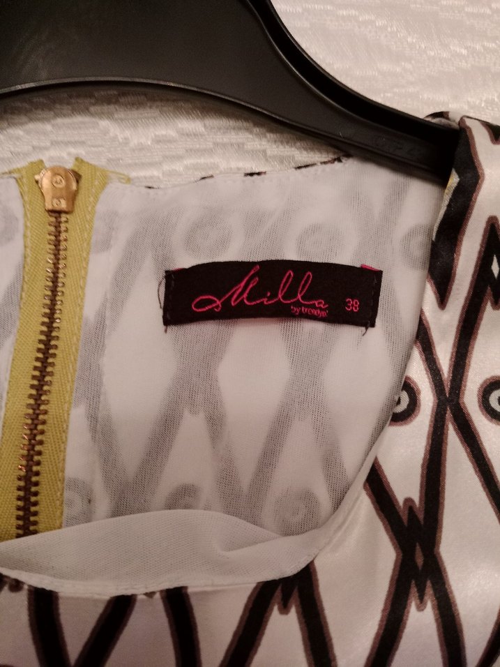 Bohem Çok Renkli Midi Elbise - Görsel 3