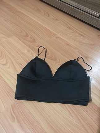 Siyah crop top
