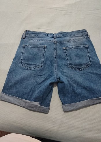 28 Beden Kadın Mavi Denim Mini Şort