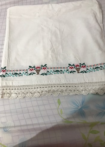 Nakışlı Beyaz Nevresim Takımı - Görsel 3