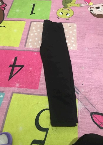 Siyah Rock Punk Yırtık Detaylı Kadın Tayt - Görsel 4