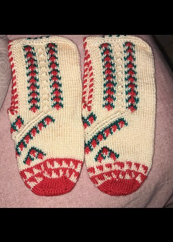 Nakışlı Pembe Kadın patikler - Görsel 2