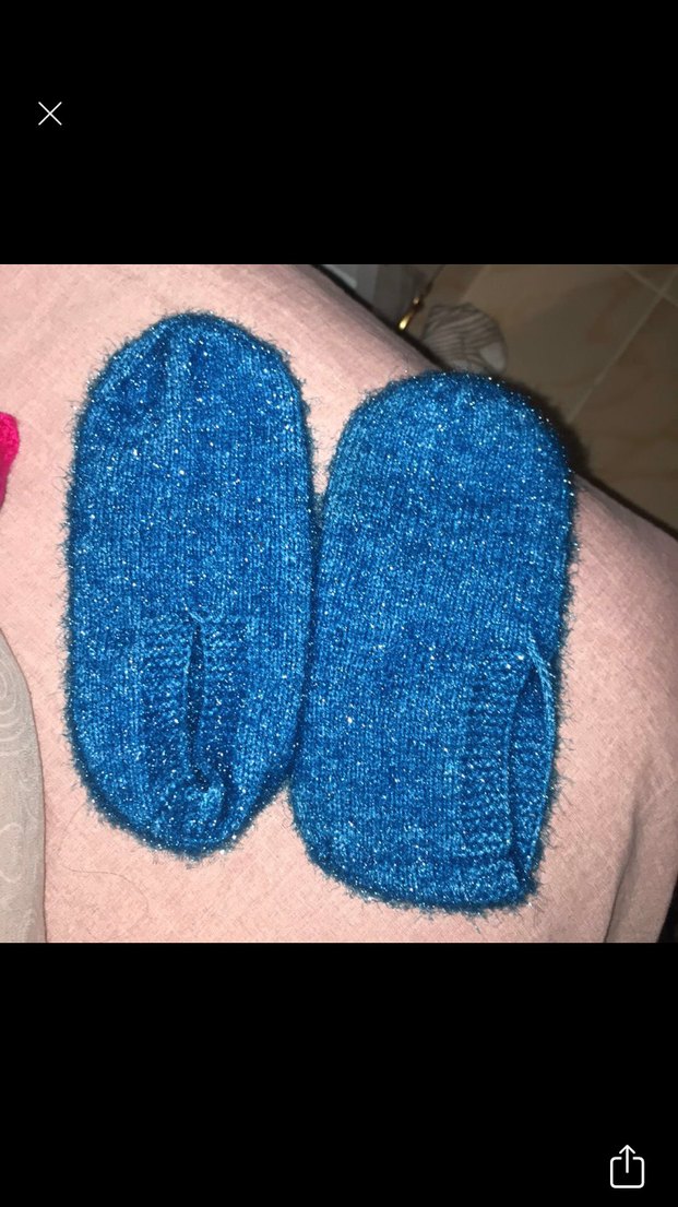 Nakışlı Pembe Kadın patikler - Görsel 3