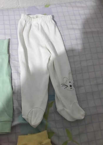 Kız Çocuk Pastel Renkli Basic Tayt Seti - Görsel 5