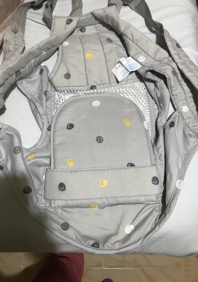 Gri Bebek Taşıyıcı Kanguru - Görsel 3