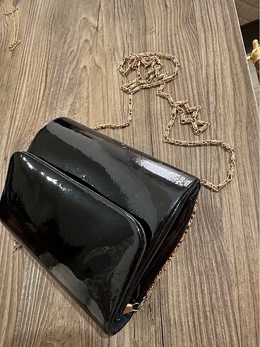 Diğer Siyah rugan portföy çanta