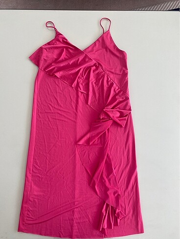 Mango pembe elbise