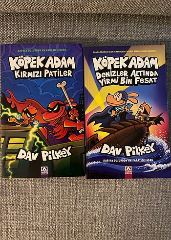 Köpek Adam Çocuk Kitapları Seti - Dav Pilkey